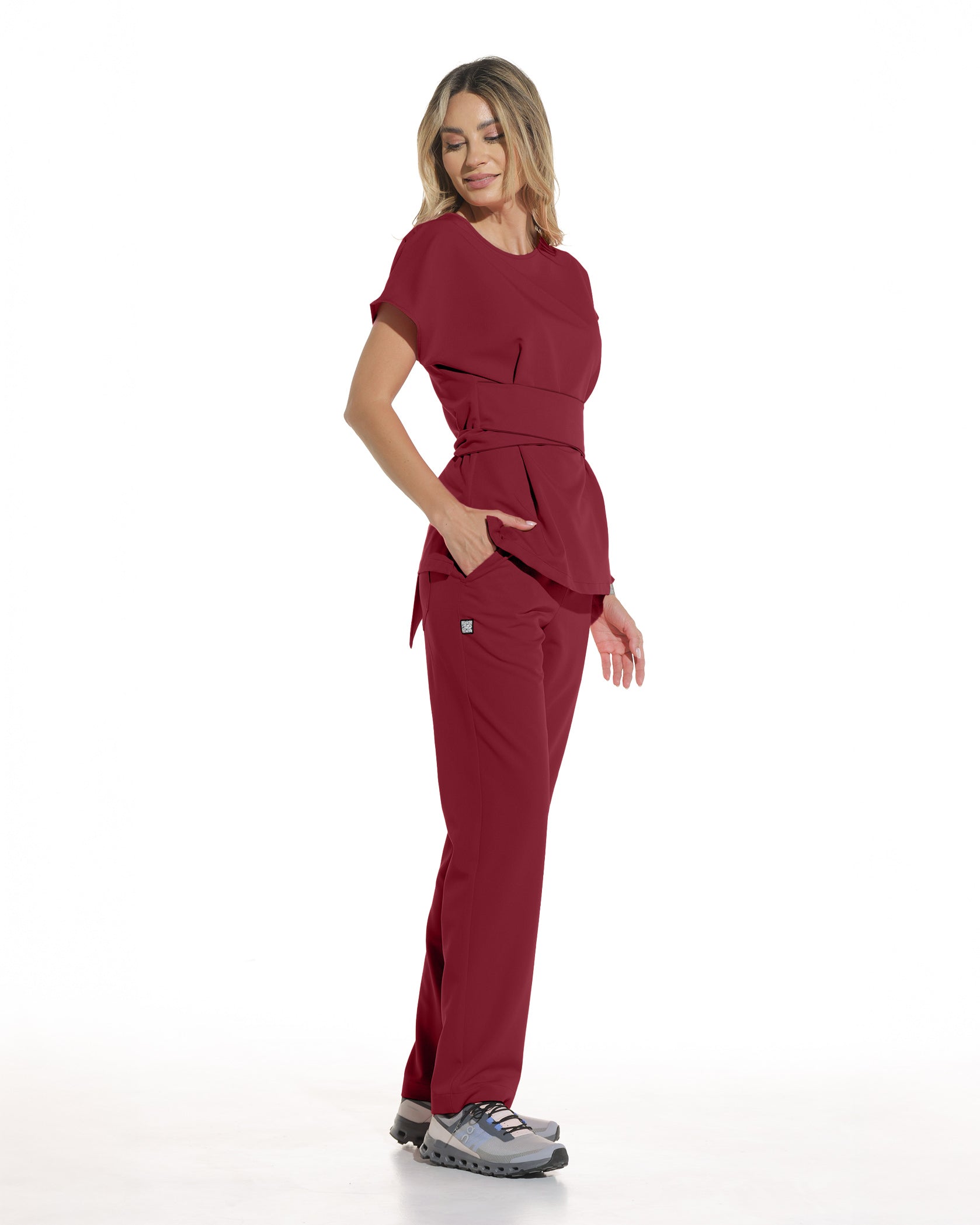 Costum medical STYLE Bordo - Imagine 4