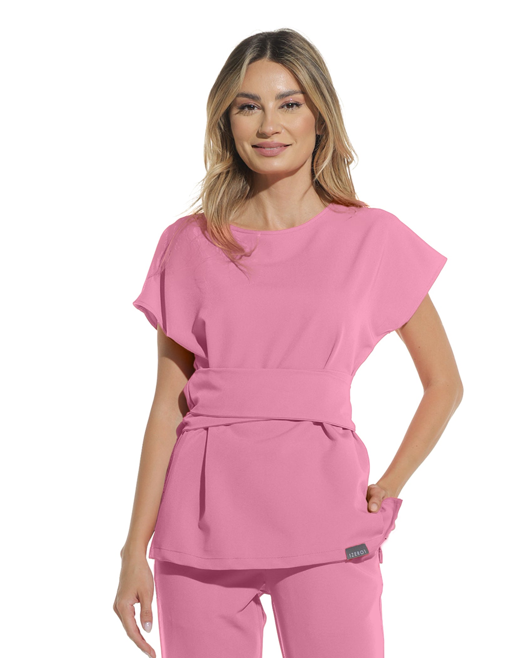 Costum medical STYLE Rose Dust - Detalii close up