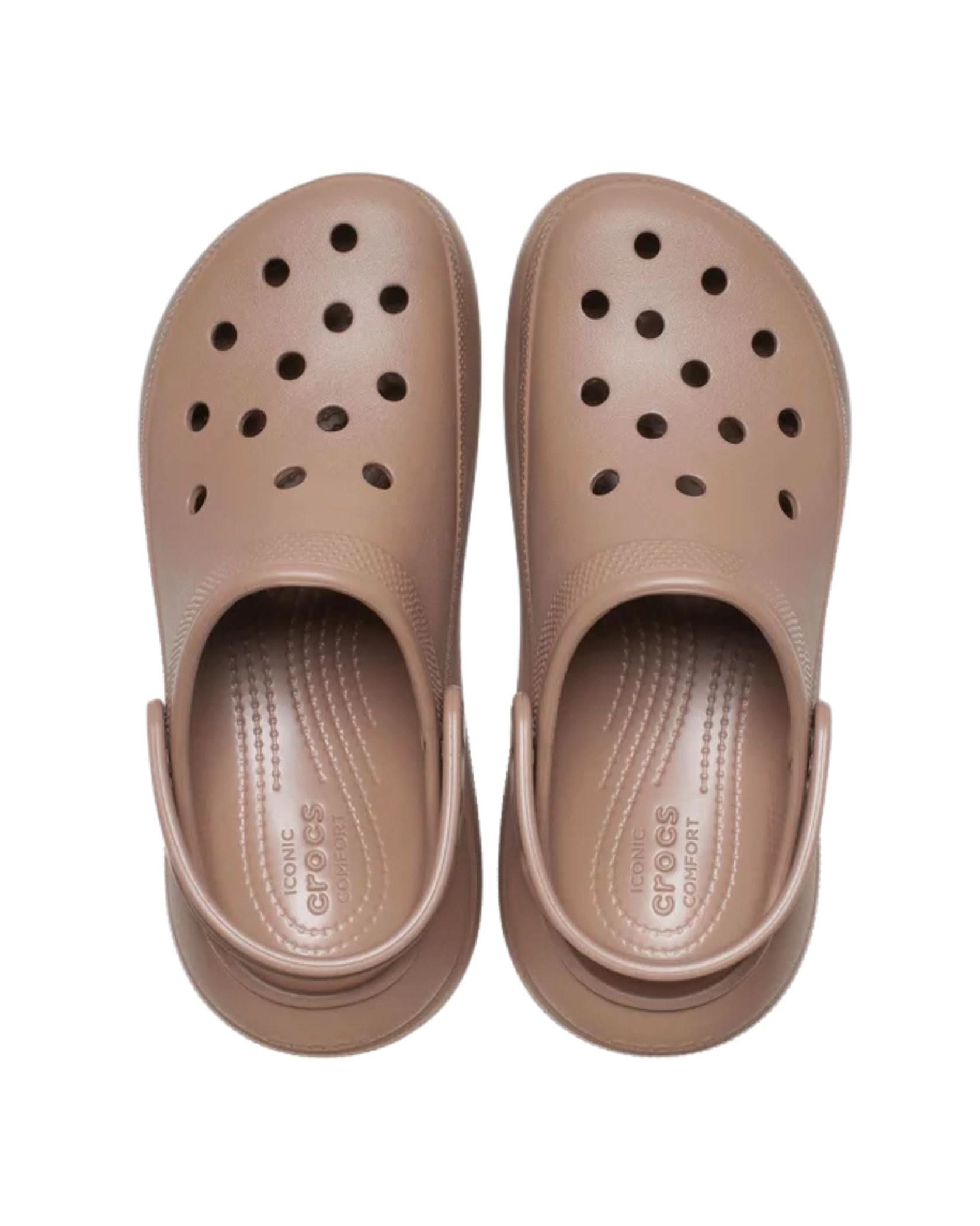 Saboti CROCS CLASSIC CRUSH Latte - Imagine 4