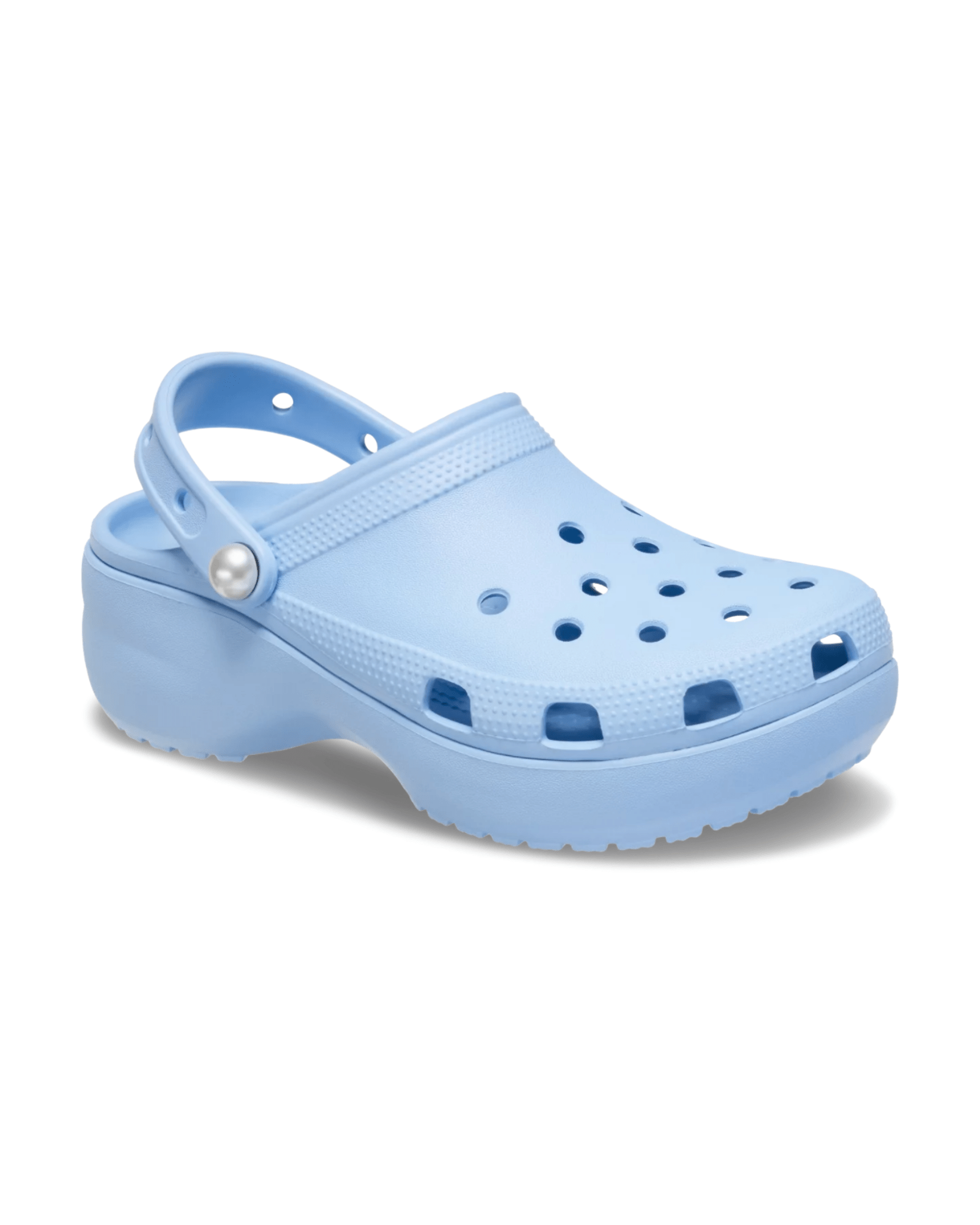 Saboti CROCS CLASSIC PLATFORM PEARL Blue - 1zero1.ro