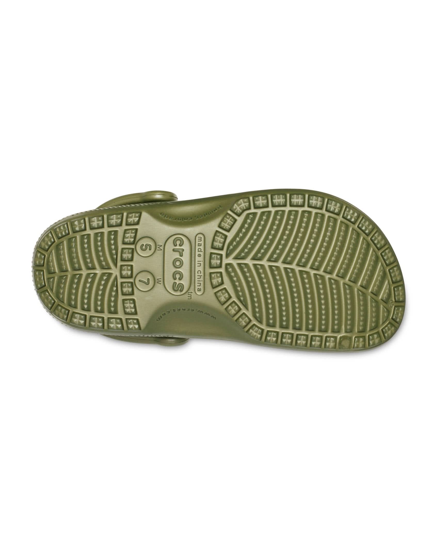 Saboti CROCS CLASSIC Army Green - Imagine 4