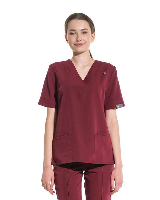 Costum medical CLASIC Bordo