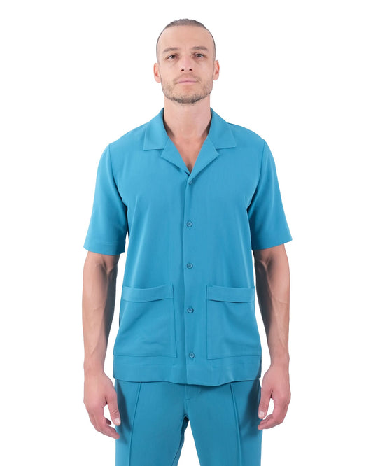 Bluza medicala OSLO turcoaz - 1zero1.ro