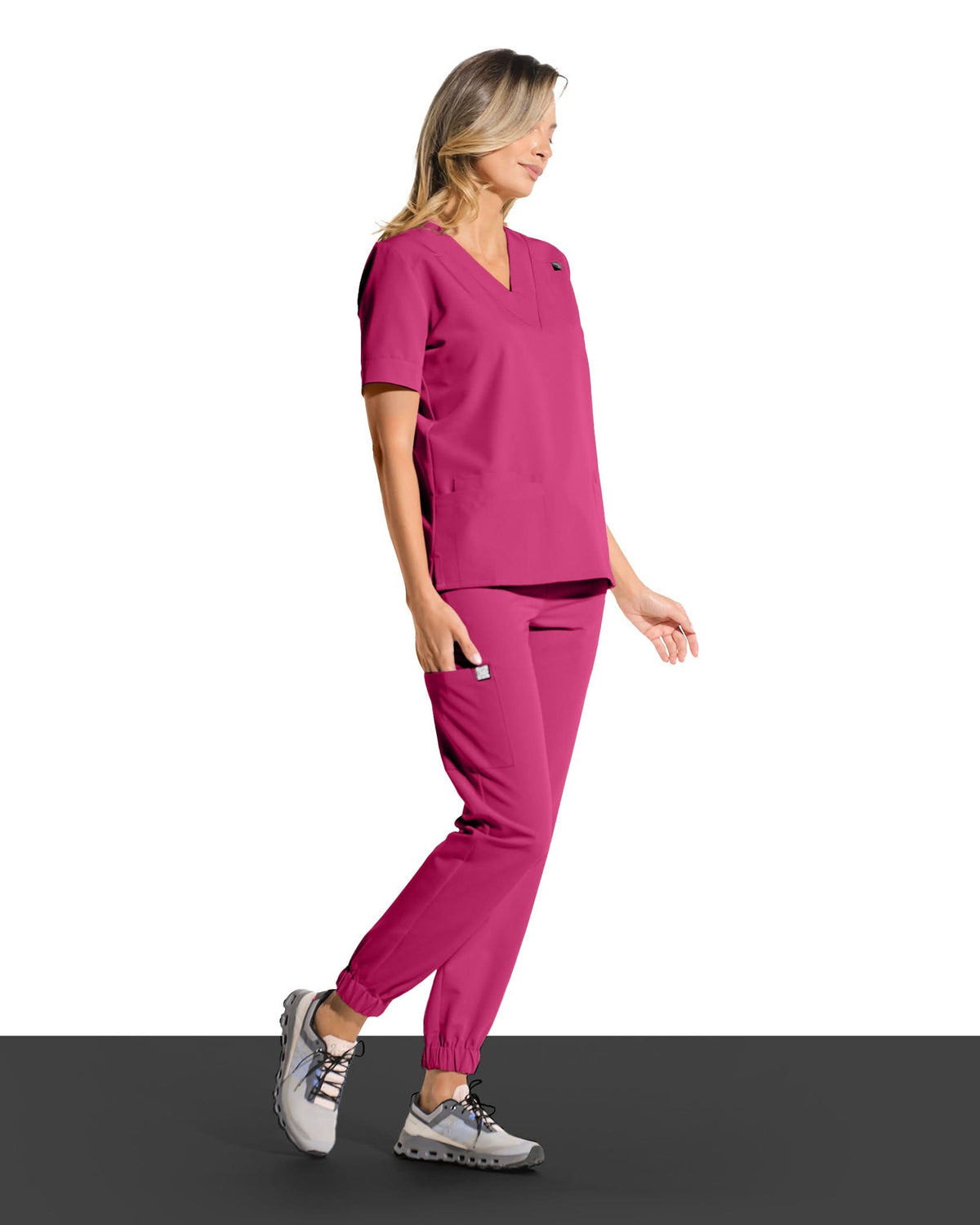 Pantaloni medicali FLEX magenta