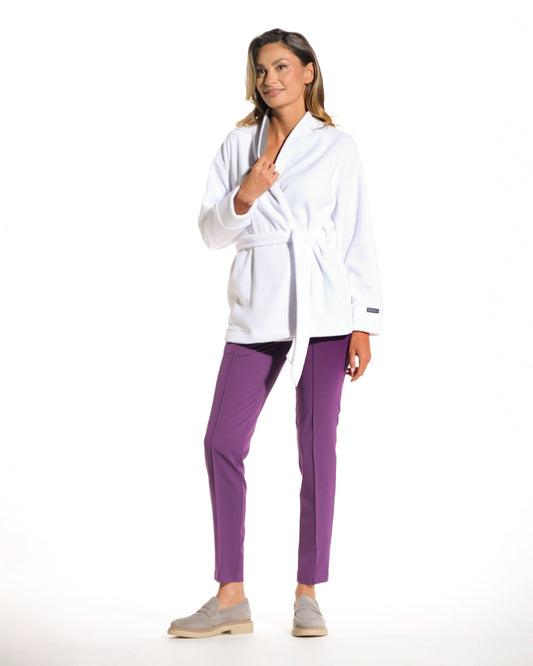 Halat medical dama LOTUS alb