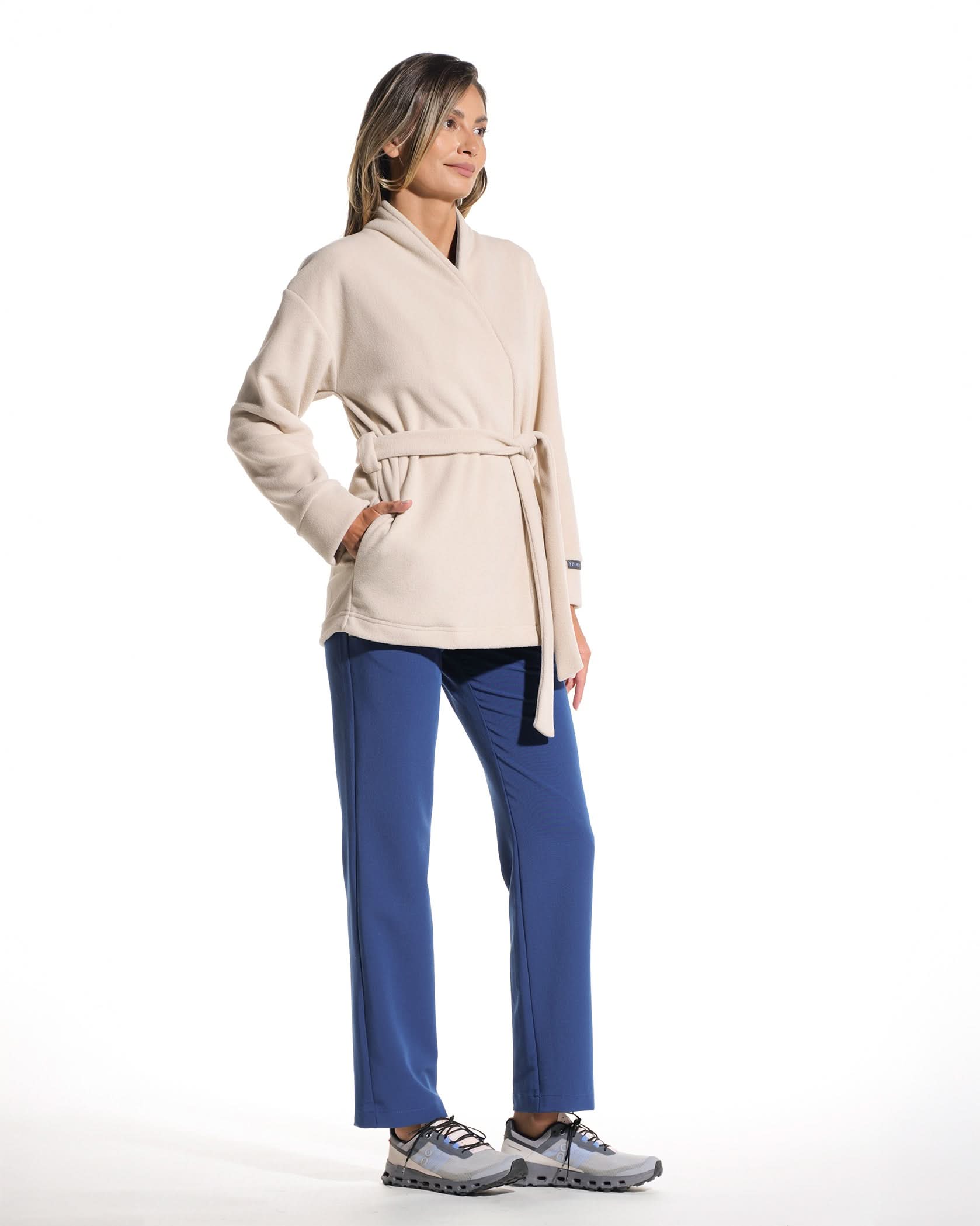 Halat medical dama COZY latte - Imagine 5