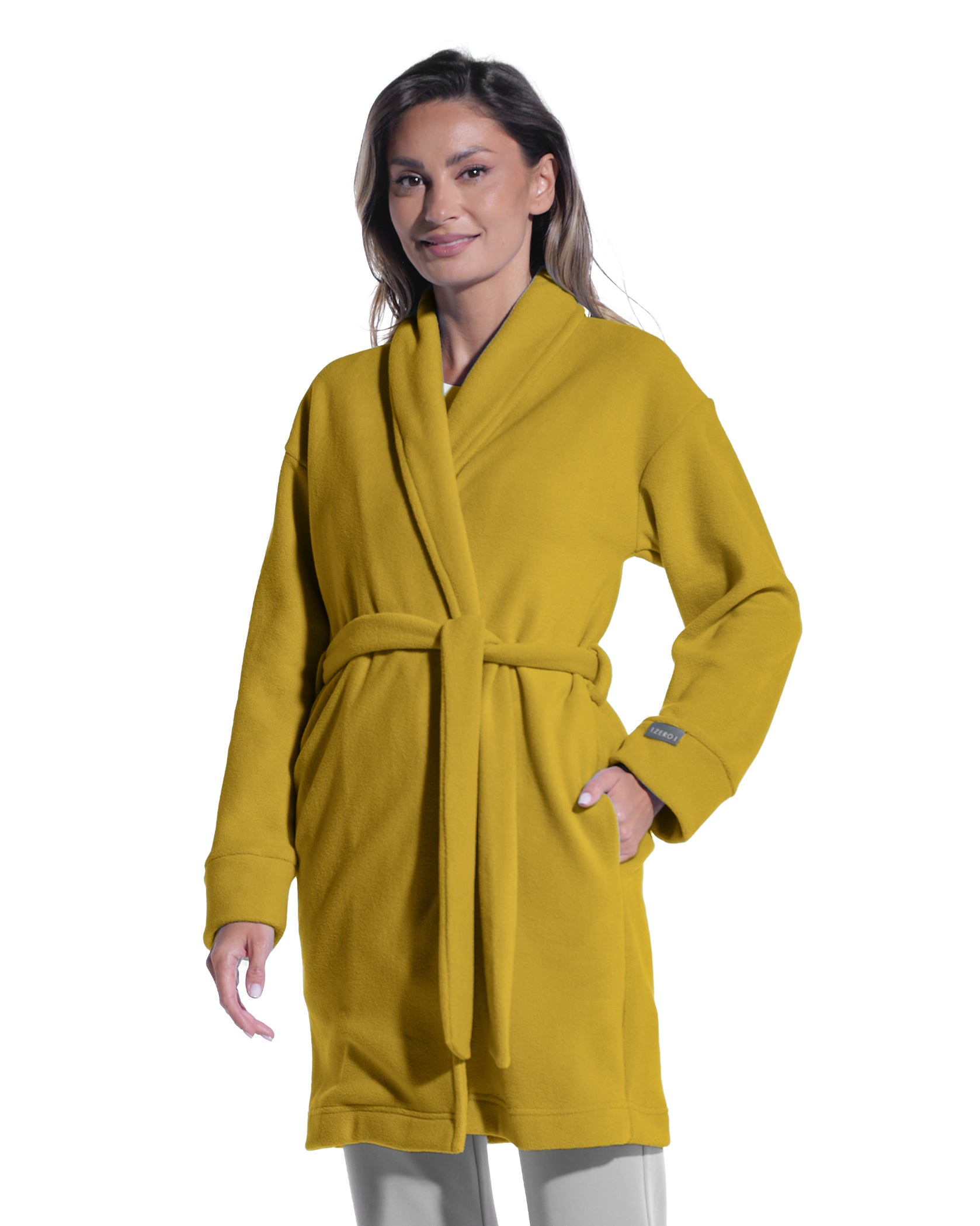 Halat medical dama SOFT lime - Detalii close up