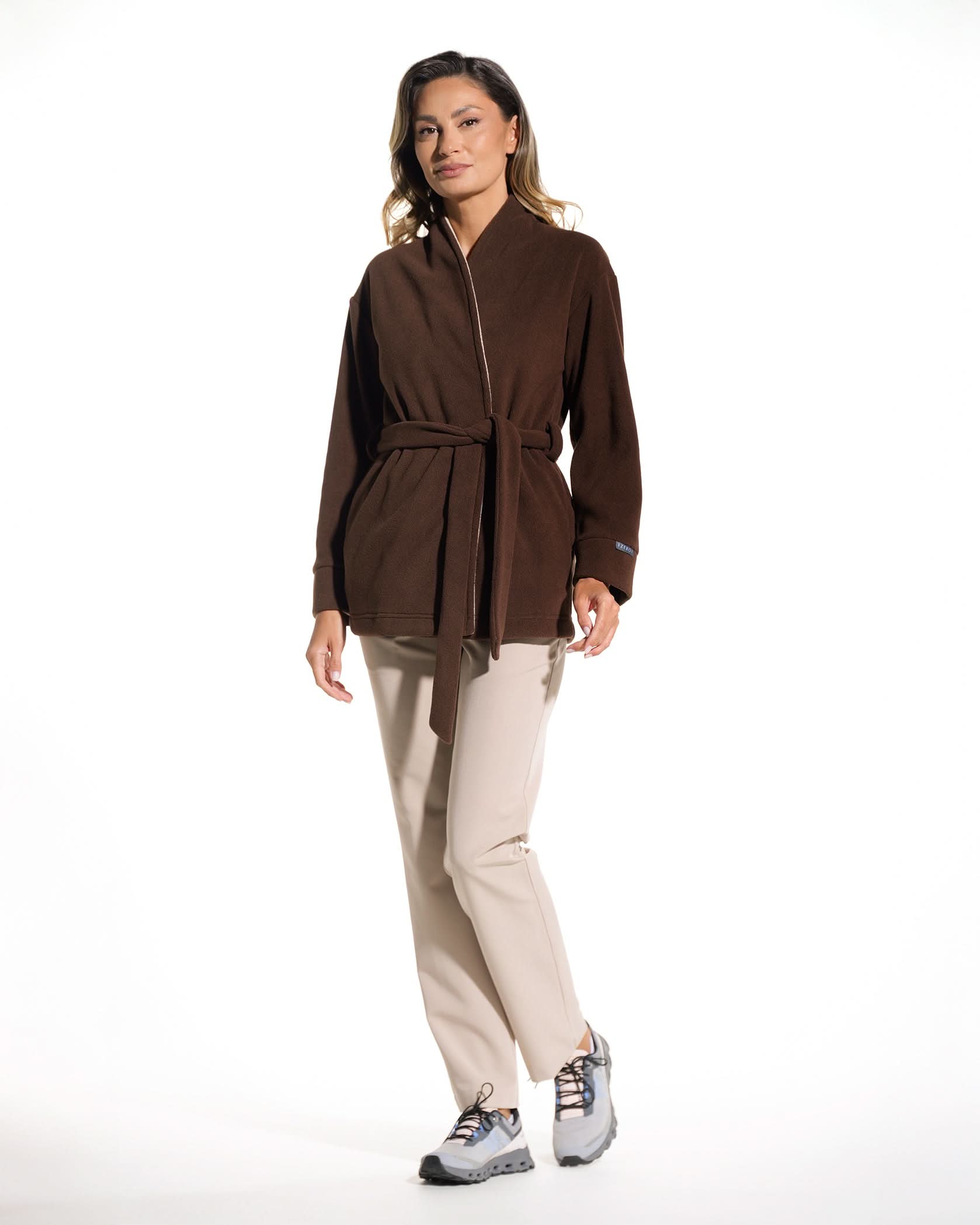 Halat medical dama COZY mocha - Imagine 3