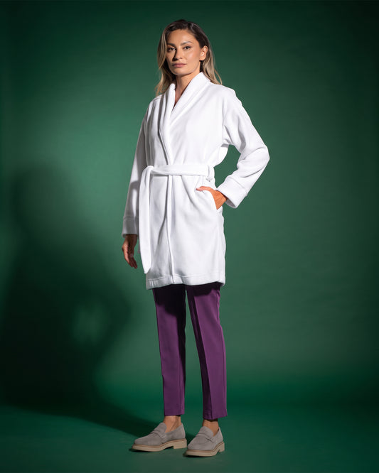 Halat medical dama SOFT alb