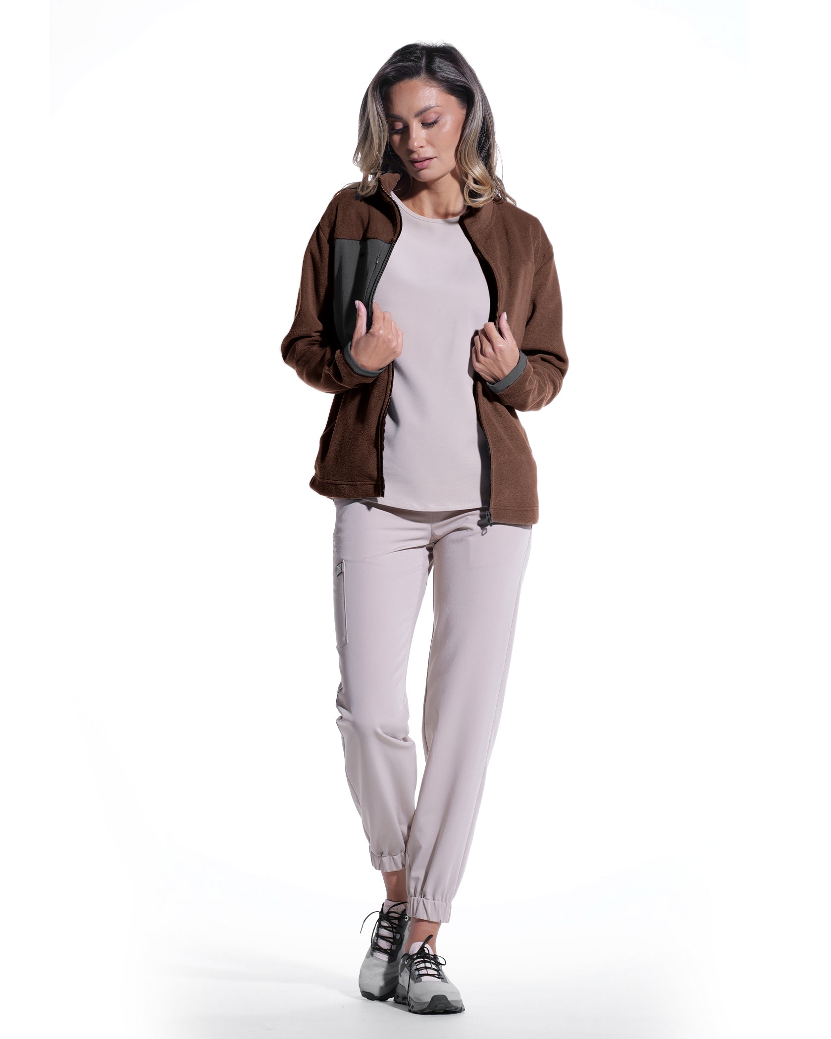 Jacheta medicala dama CLOUD mocha - Imagine 4