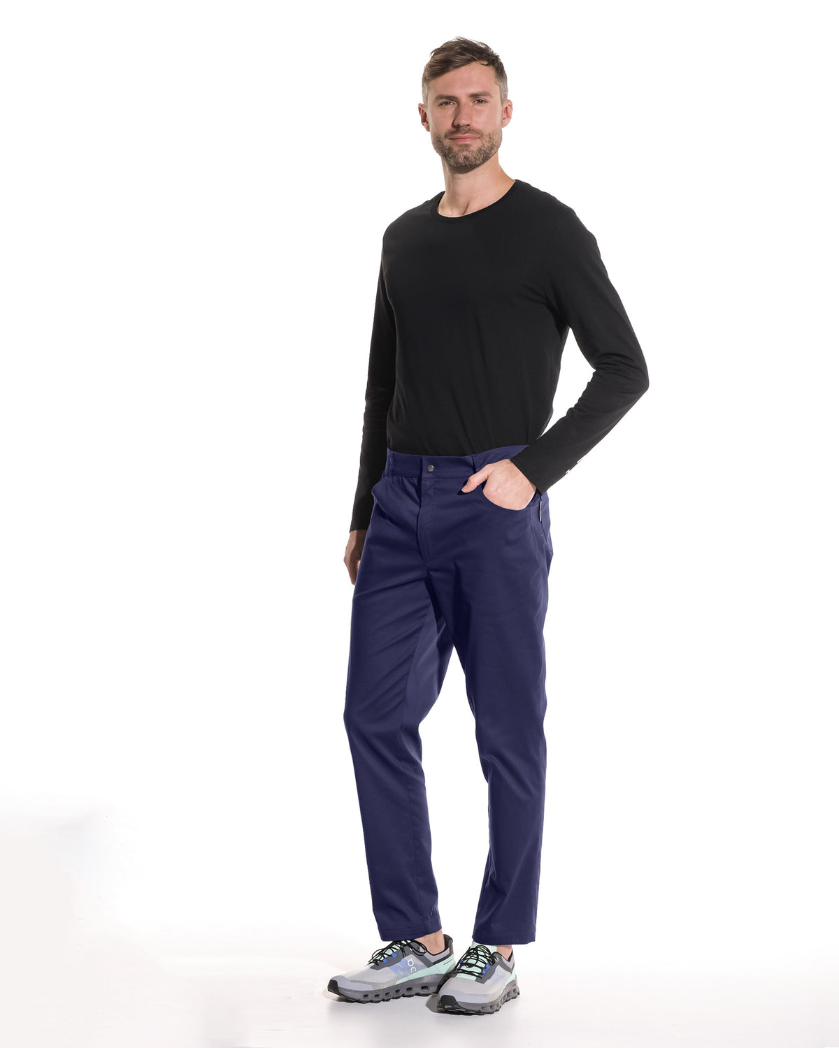 JEANS Navy Arzthose Herren
