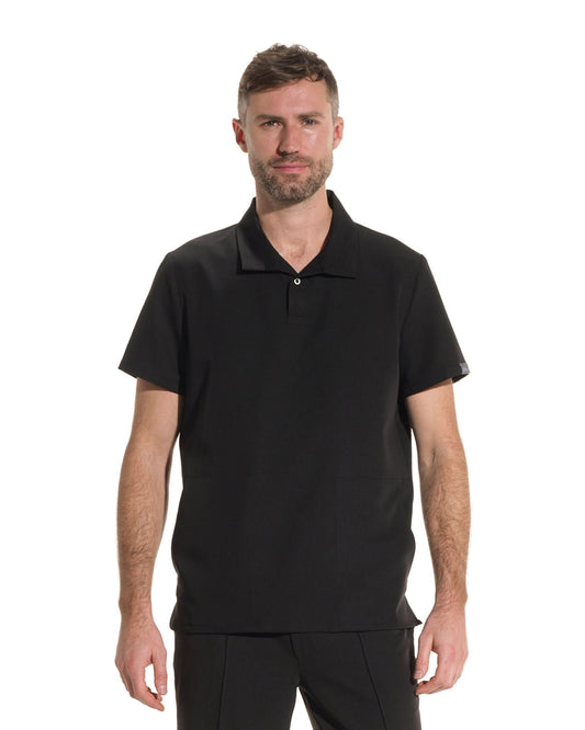 Bluza medicala barbati COS negru - 1zero1.ro