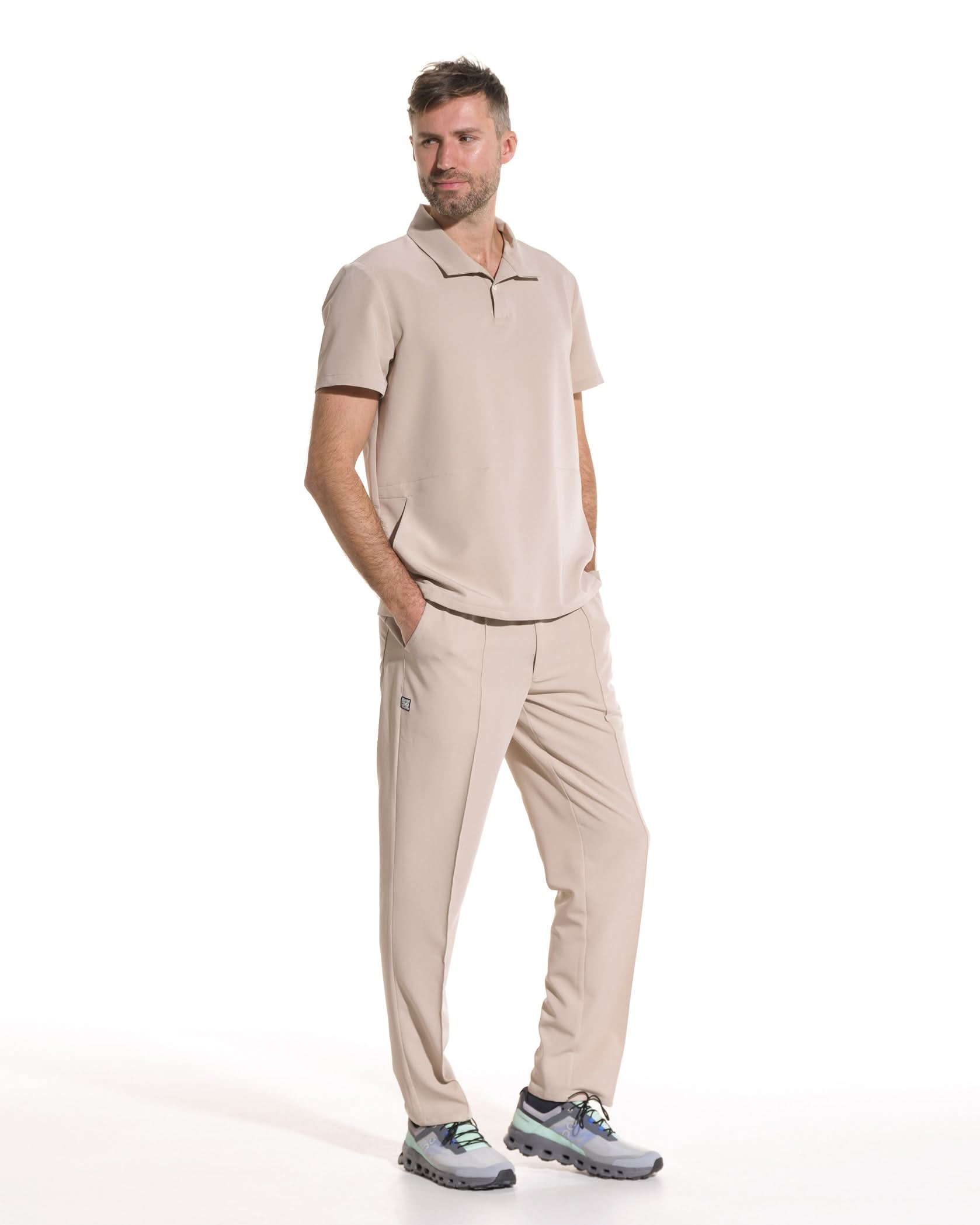 Bluza medicala barbati COS latte - 1zero1.ro
