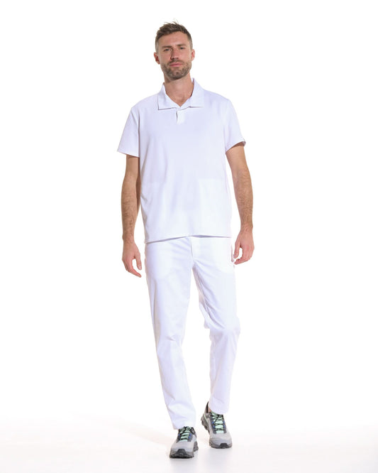 Bluza medicala barbati COS alb - 1zero1.ro
