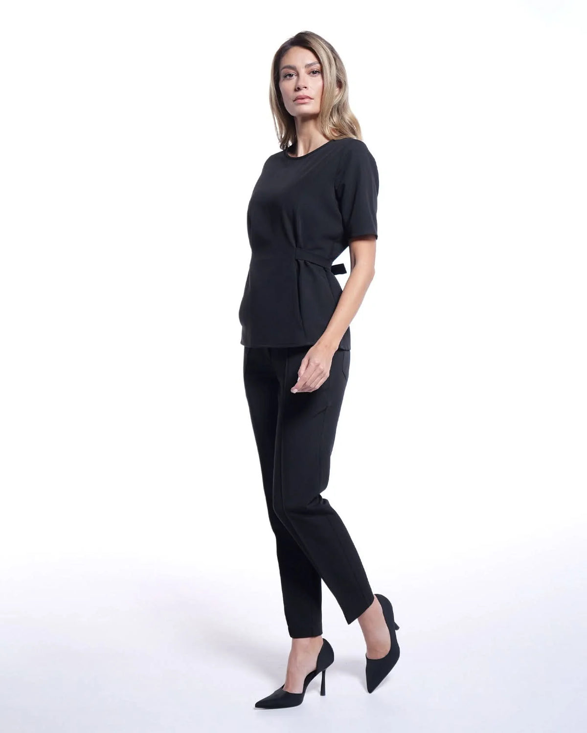 Costum medical CONTOUR Negru