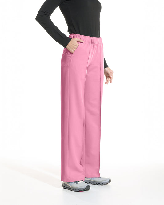 PALAZZO pantaloni medicali rose dust