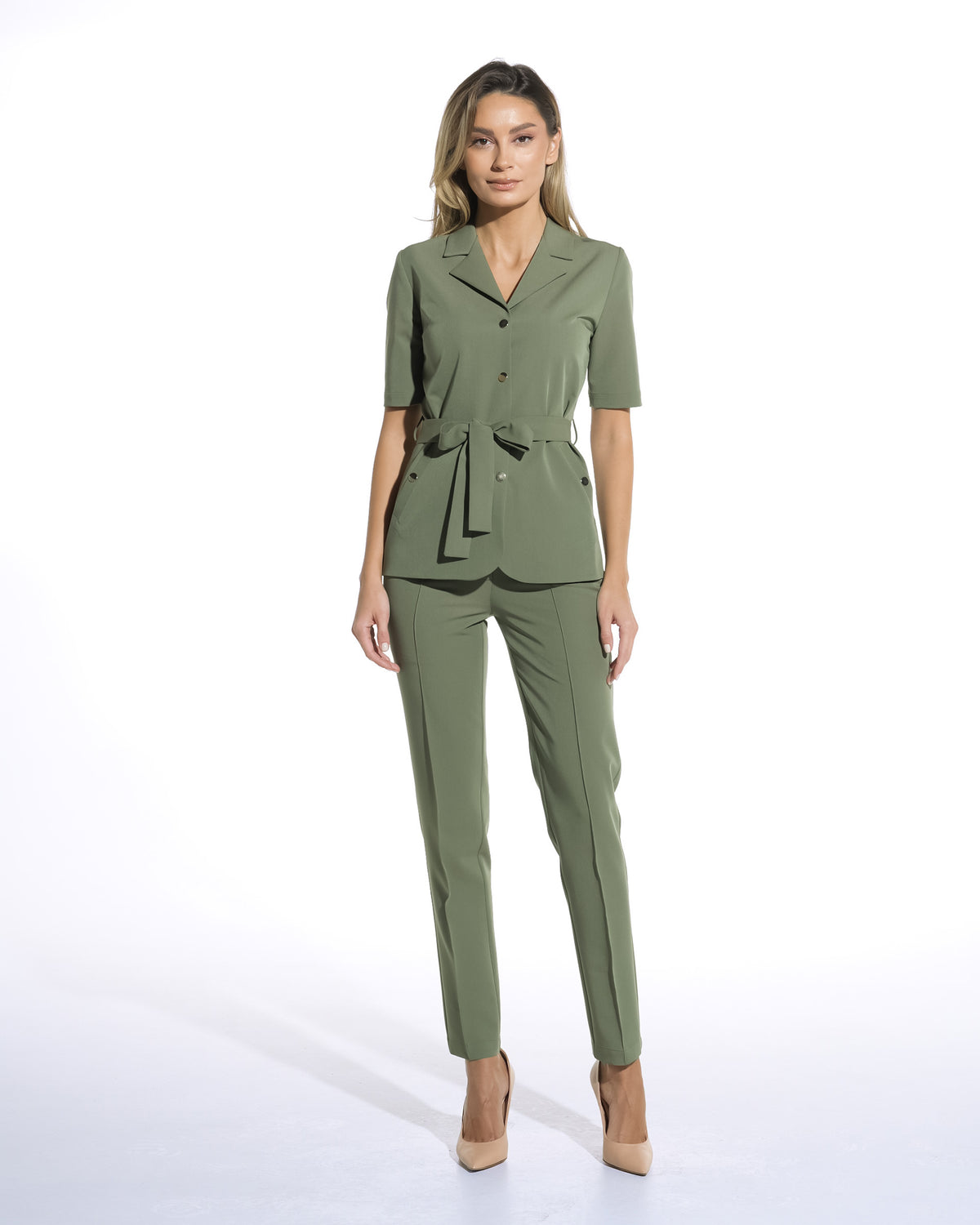NOVUM Olive Scrub Pants