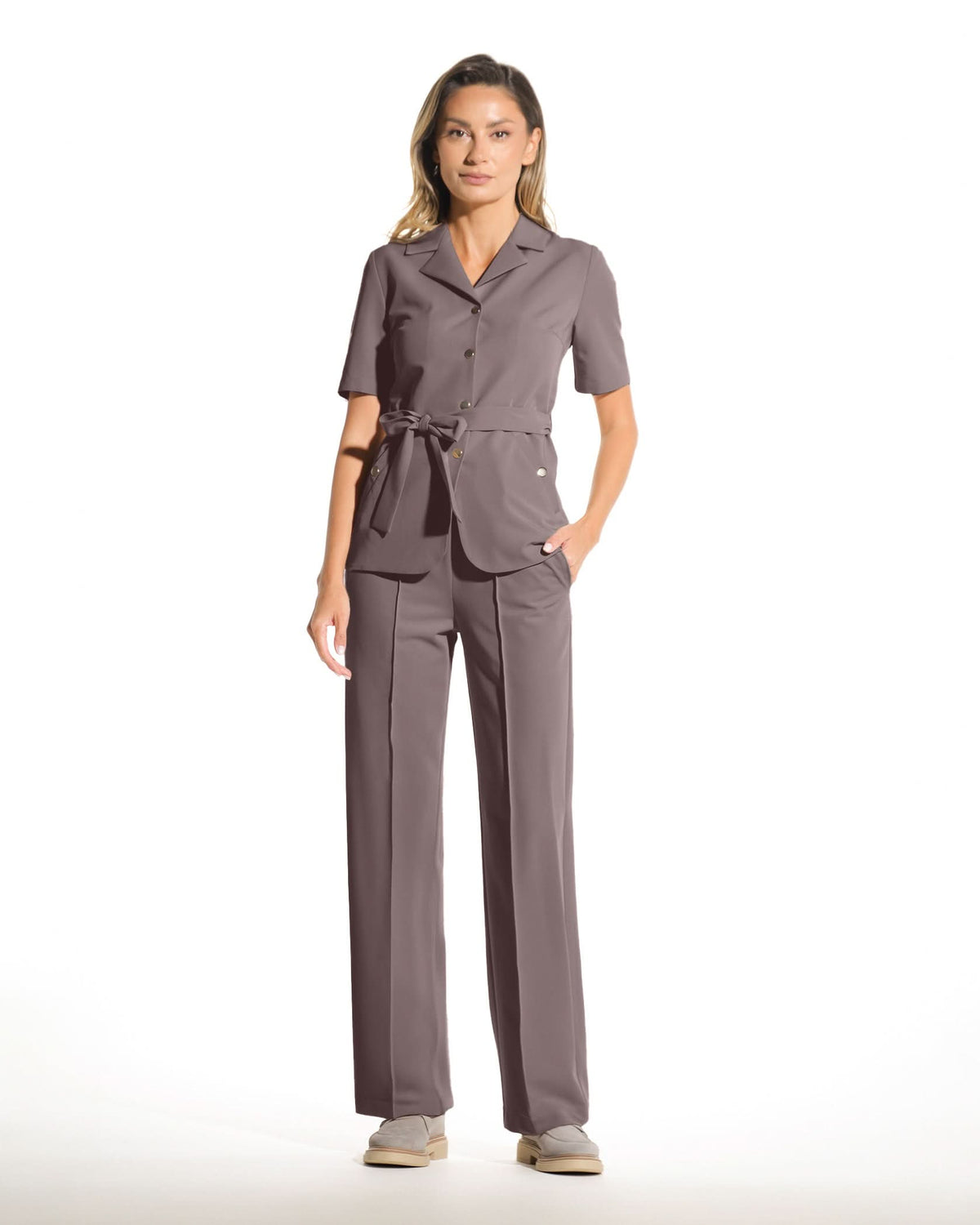 PALAZZO Mocha Scrub Pants