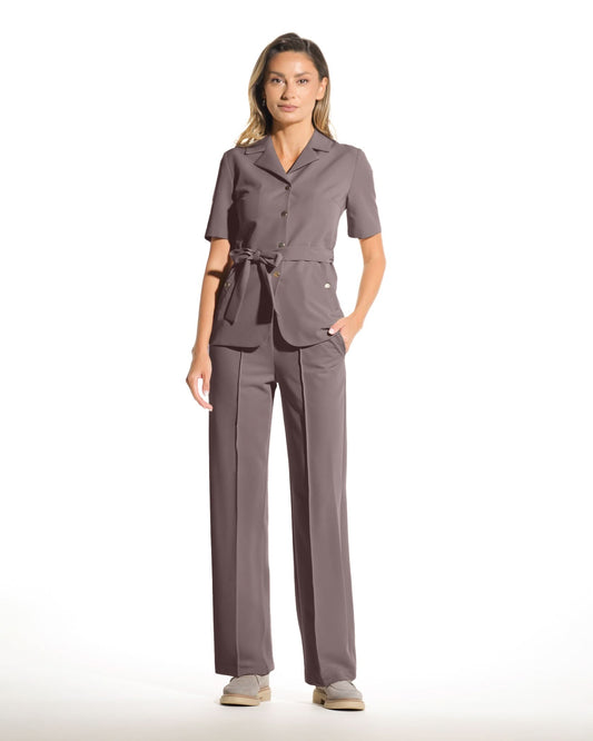 PALAZZO Mocha Scrub Pants