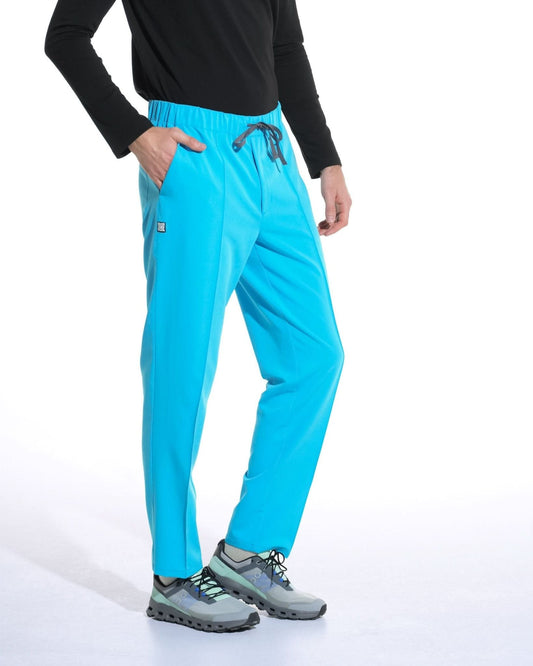Pantaloni medicali barbati NORM acvamarin - 1zero1.ro
