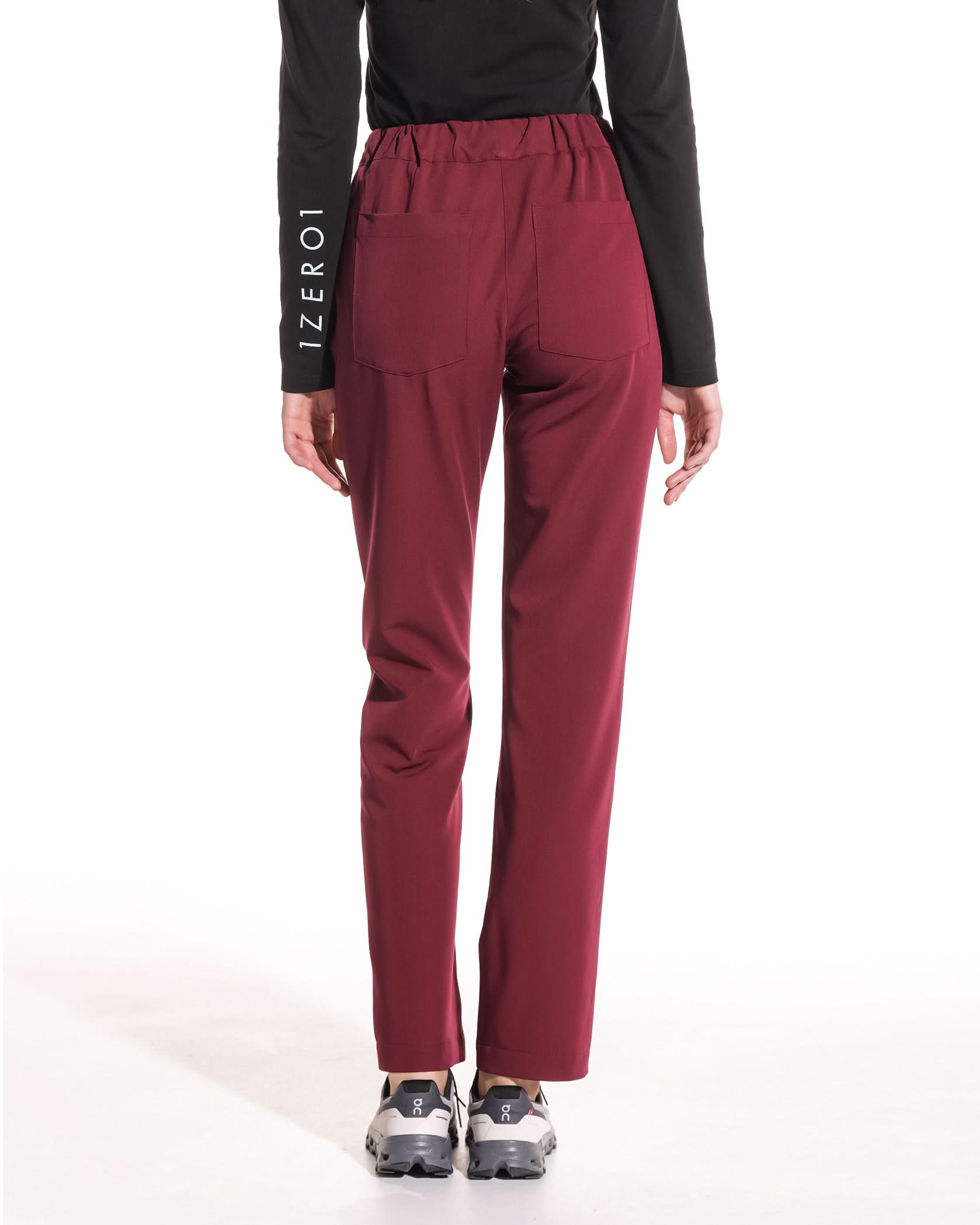 Pantaloni medicali drepti LINEA bordo - 1zero1.ro