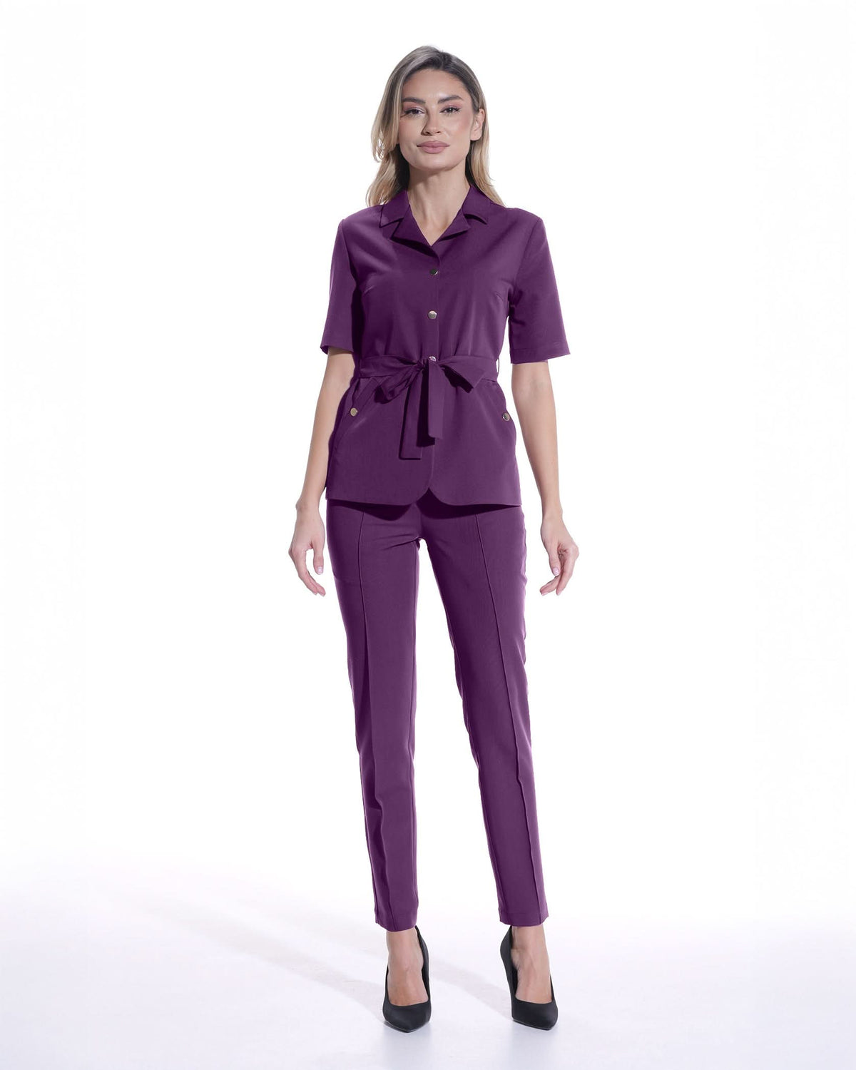 Pantaloni NOVUM plum