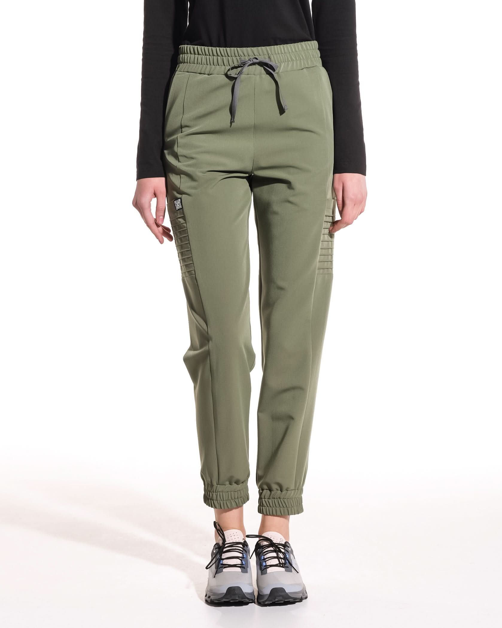 Pantaloni medicali dama UTILITY olive - 1zero1.ro