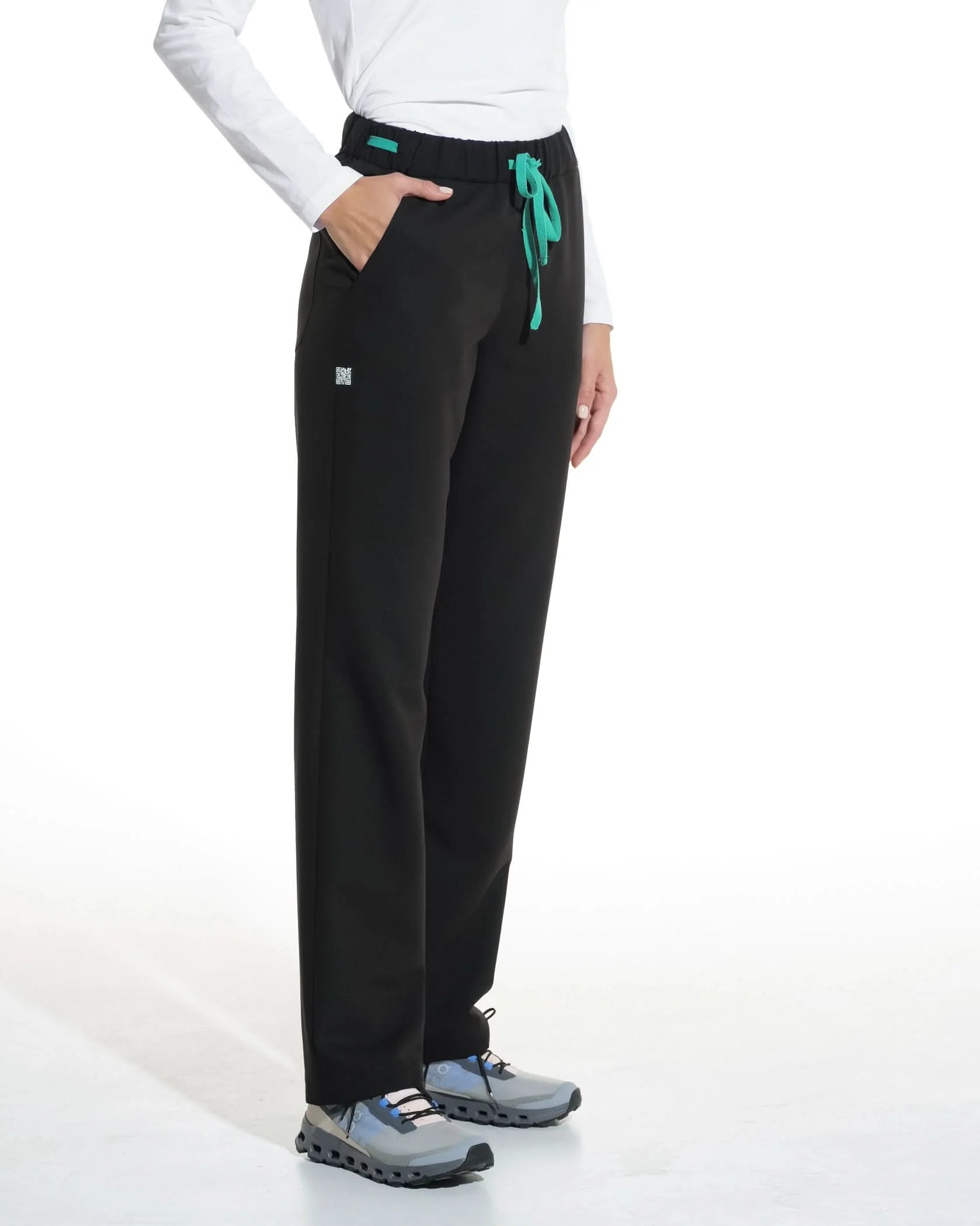 Costum medical STYLE Negru - Imagine 3