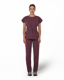 Pantaloni medicali feminini Linea grape, vedere frontala