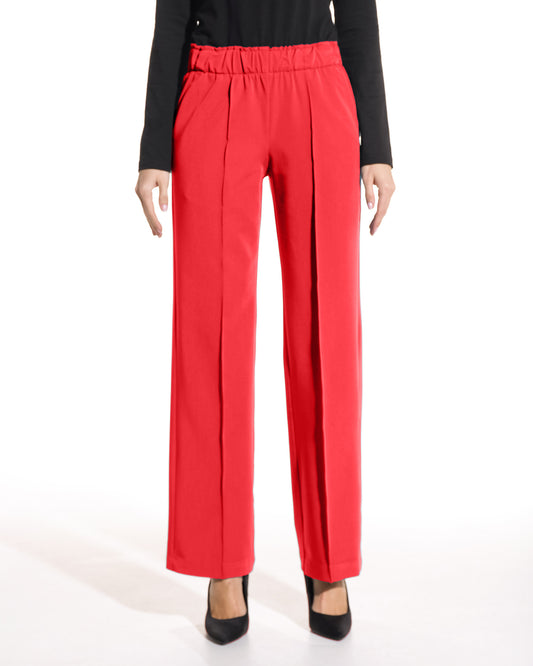 Pantaloni medicali PALAZZO rosu