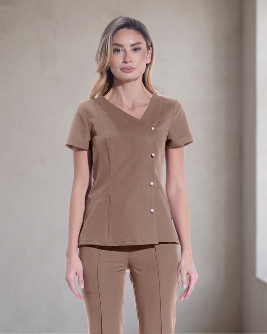 PERLA bluza medicala cappuccino
