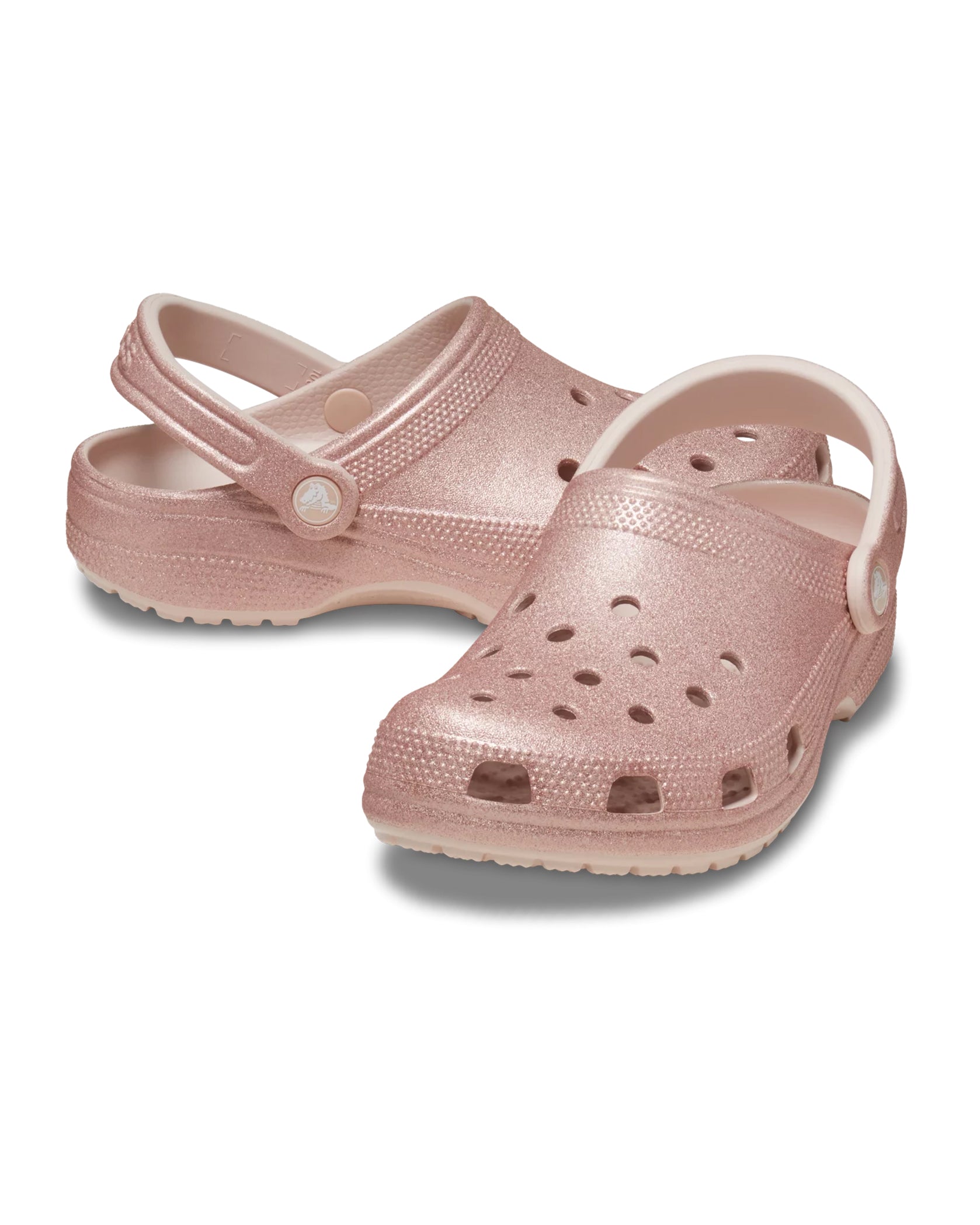 Saboti CROCS CLASSIC GLITTER Quartz - Detalii close up