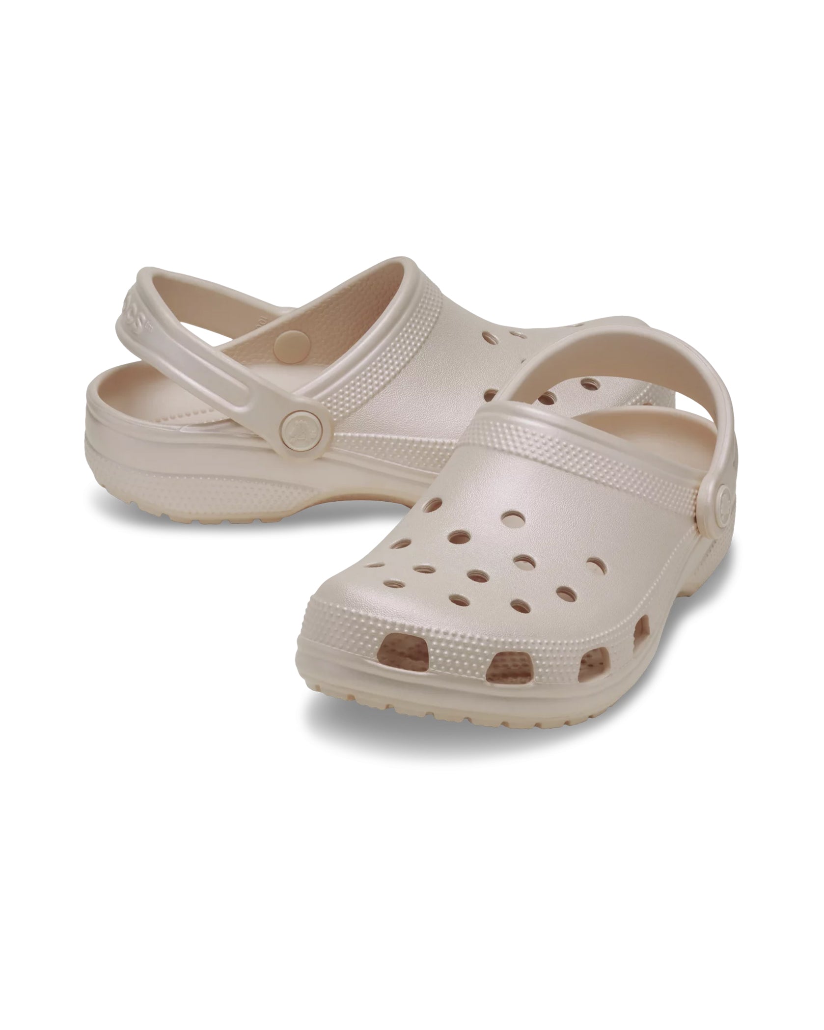 Saboti CROCS CLASSIC PEARL SHINE Quartz - Detalii close up