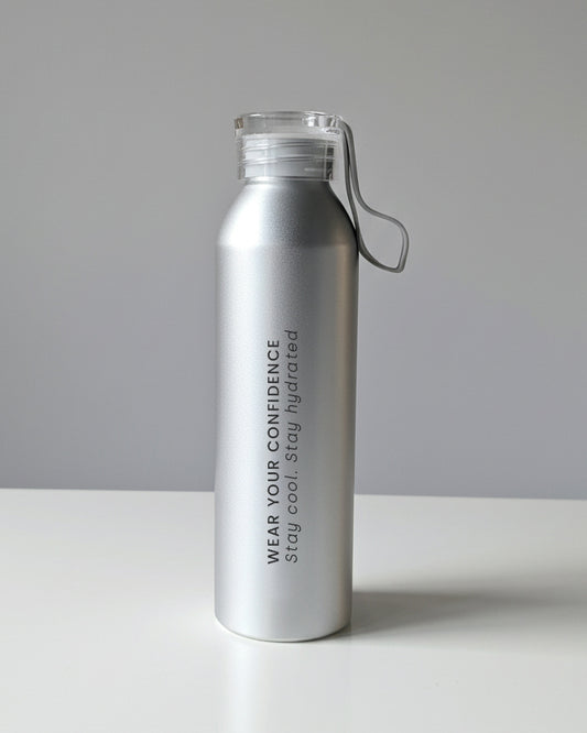 Sticla argintie pentru apa