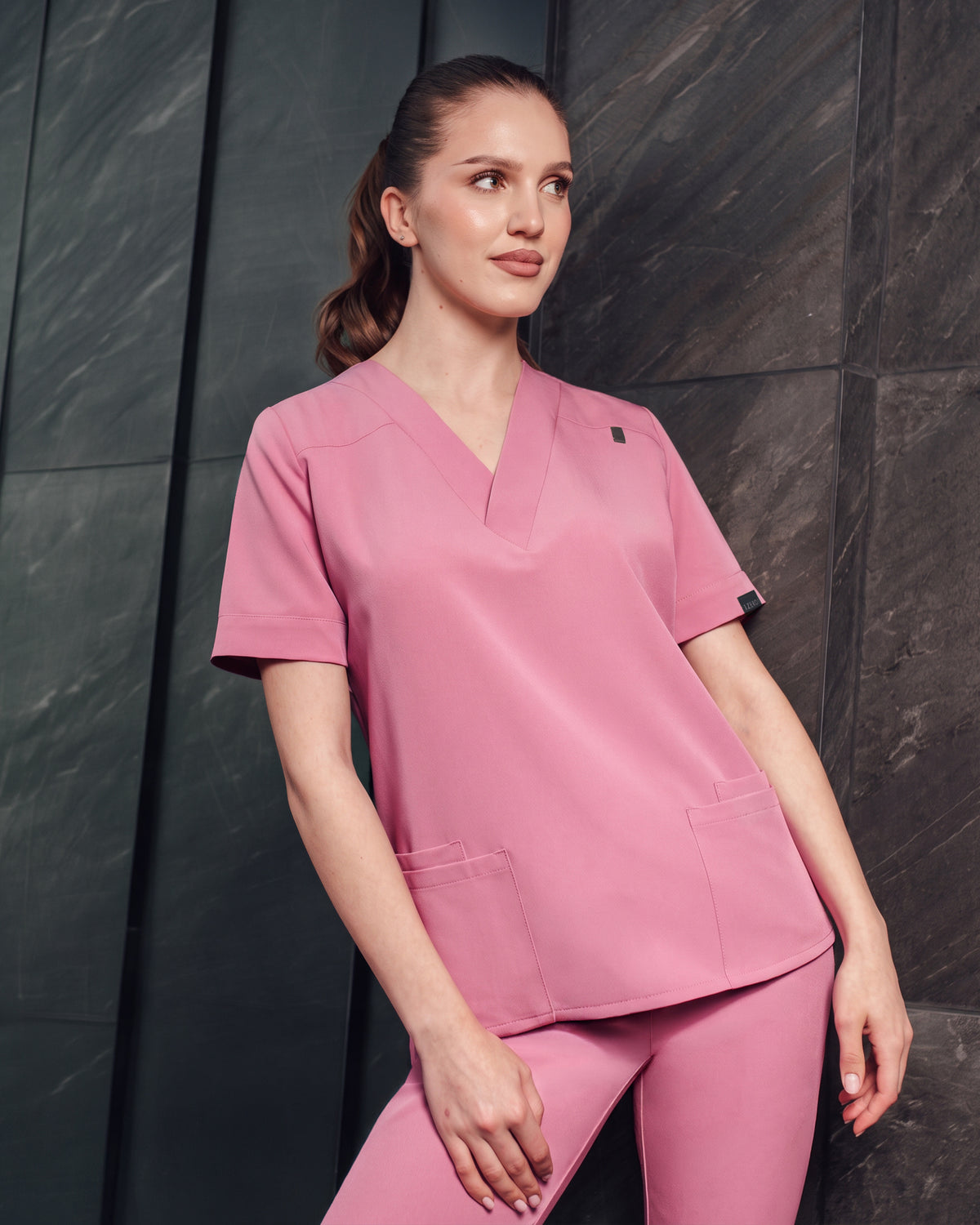 VERSO bluza medicala rose dust