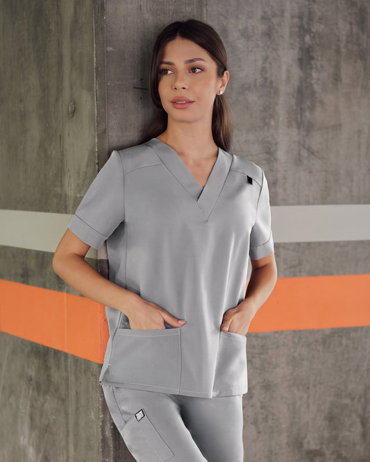 VERSO bluza medicala gri