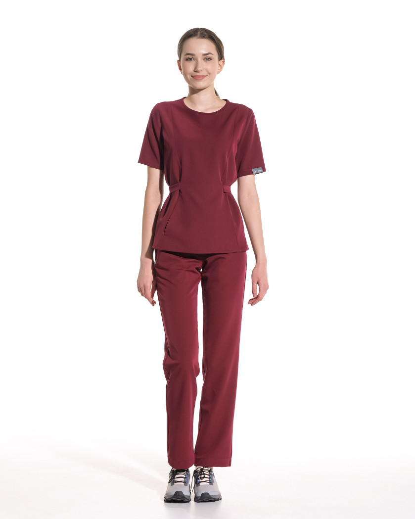 Bluza medicala THALYA bordo