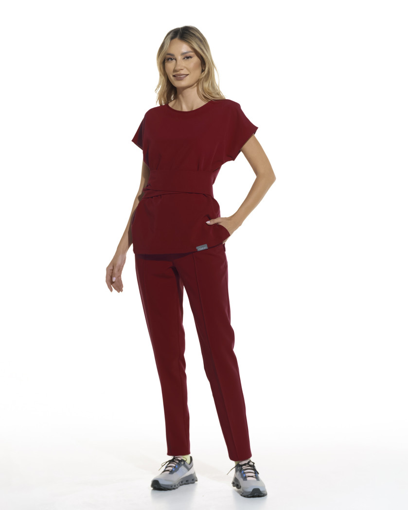 Bluza medicala CELESTE bordo