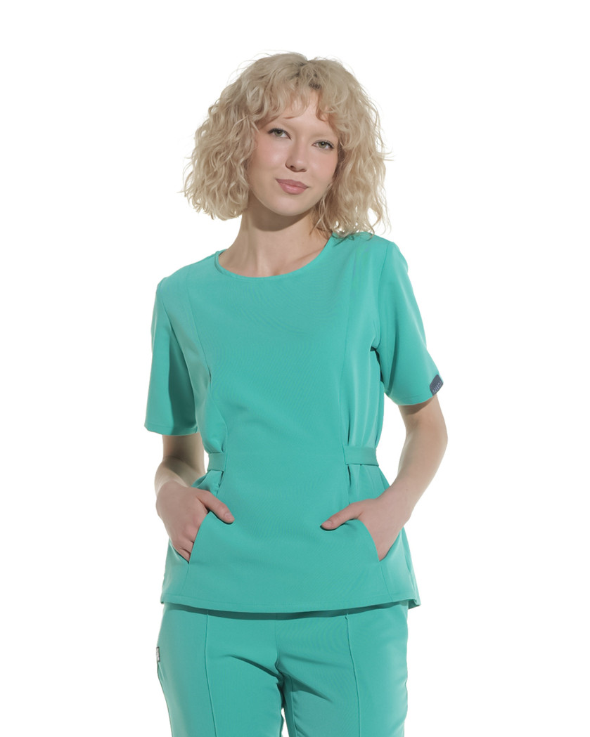 Bluza medicala THALYA turcoaz