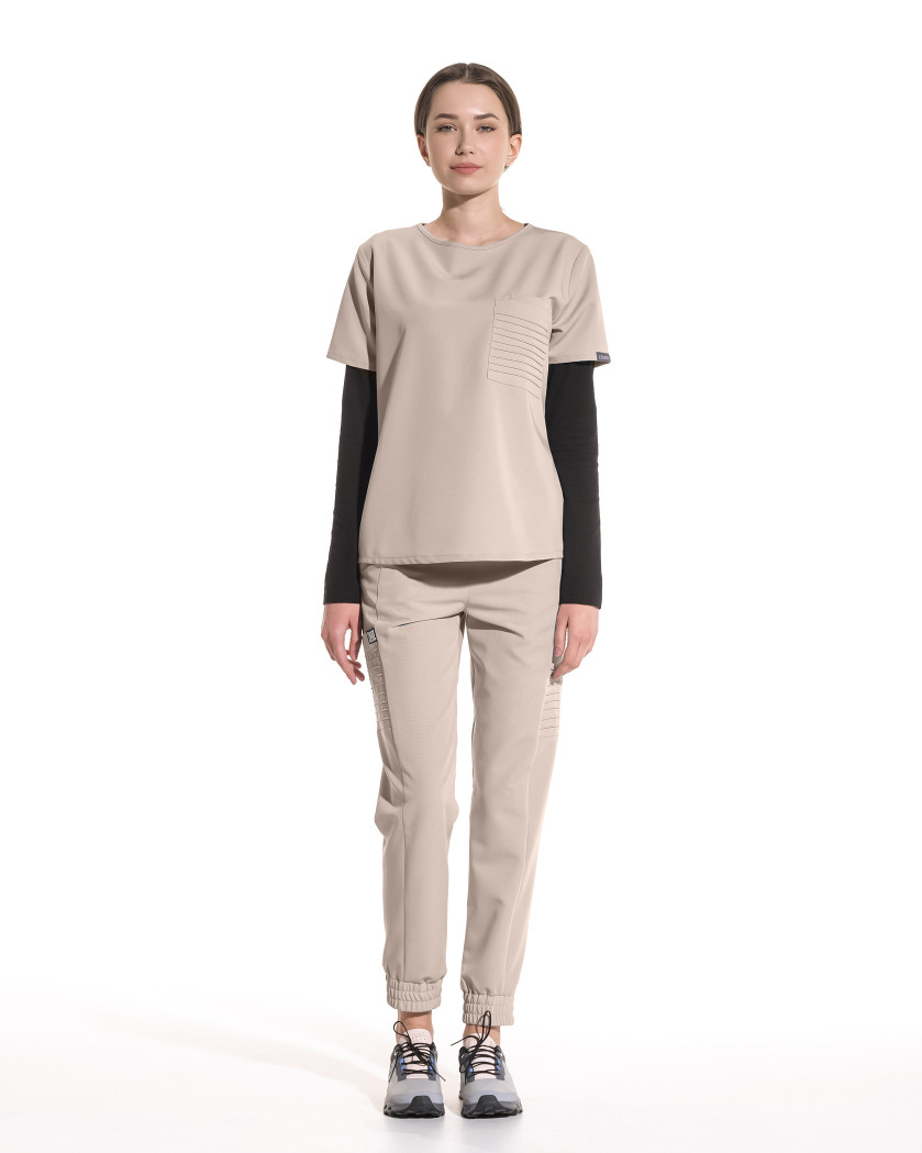 Bluza medicala NEVIA latte