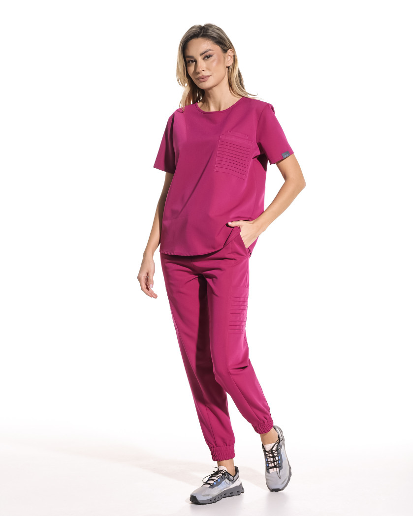 Bluza medicala NEVIA magenta