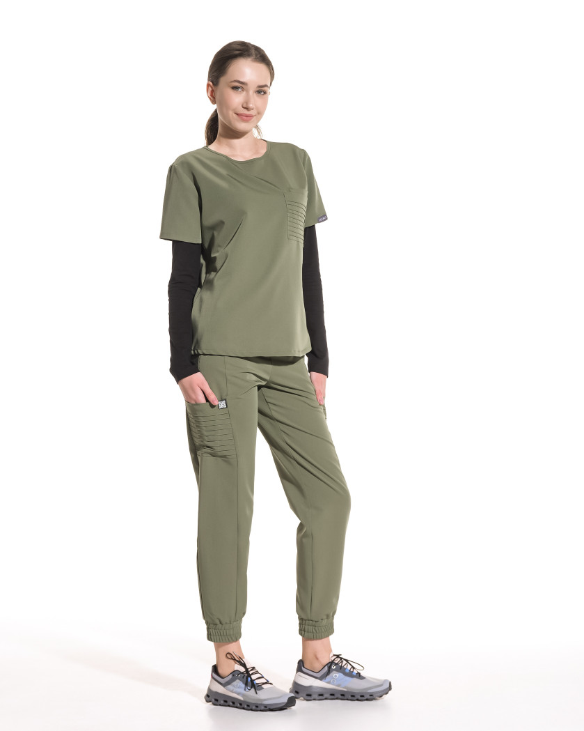 Pantaloni medicali UTILITY olive