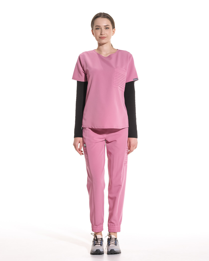 Bluza medicala NEVIA rose dust