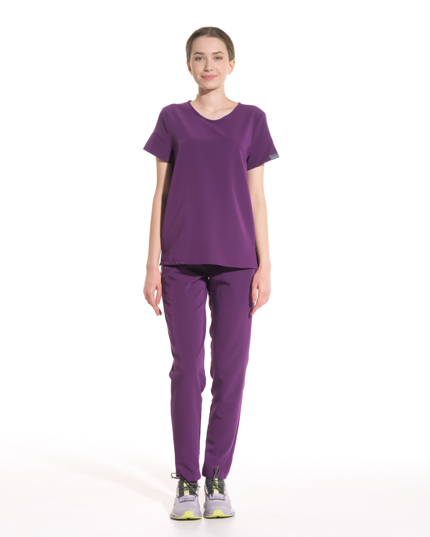 Costum medical AMBRA plum