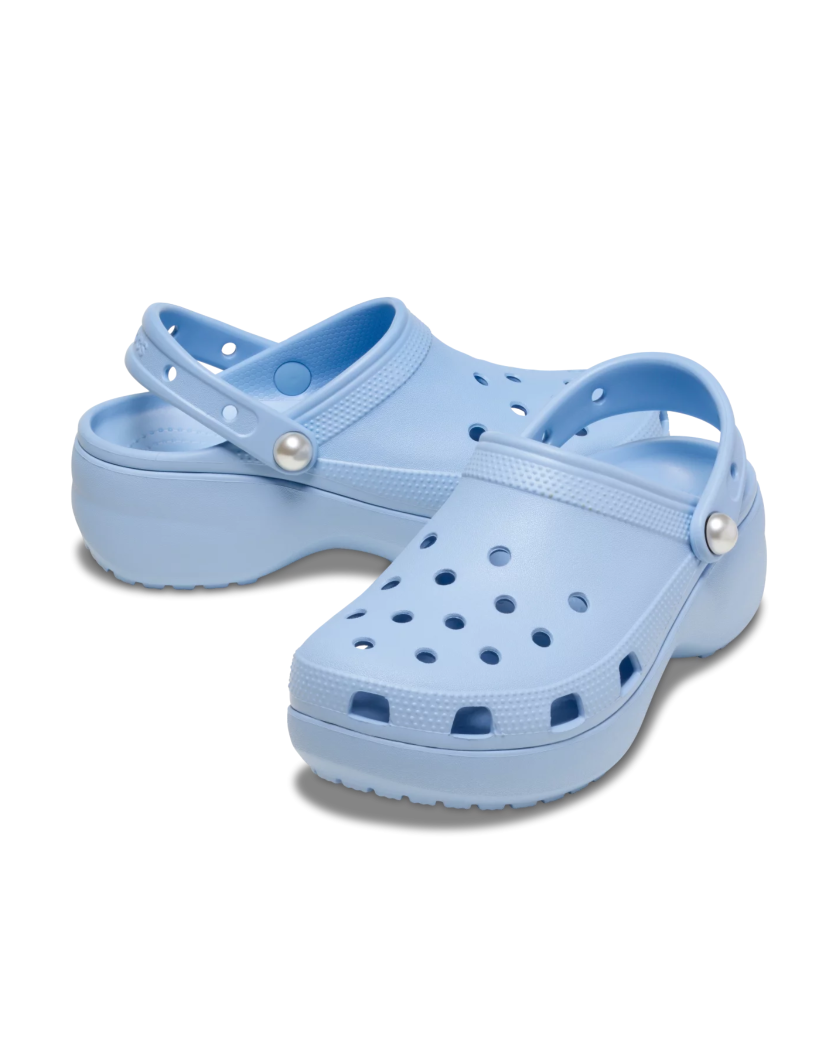 Saboti CROCS CLASSIC PLATFORM PEARL Blue