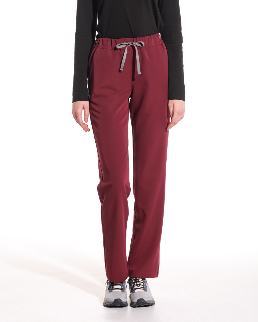 Pantaloni medicali drepti LINEA bordo