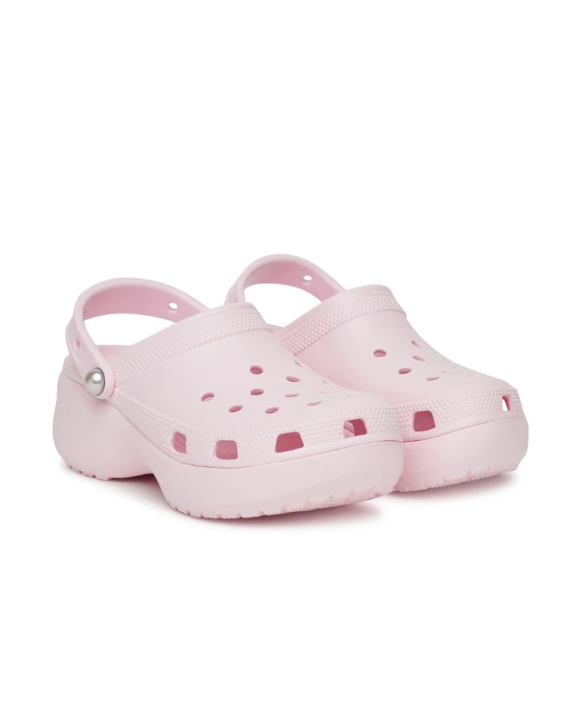 Saboti CROCS CLASSIC PLATFORM PEARL Pink Milk