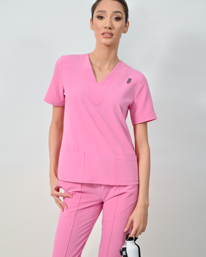 Bluza medicala VERSO roz