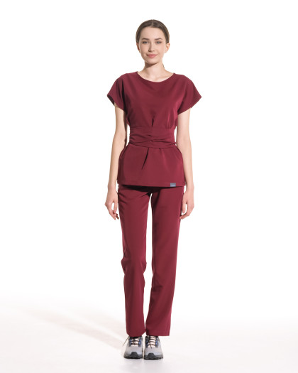 Bluza medicala CELESTE bordo