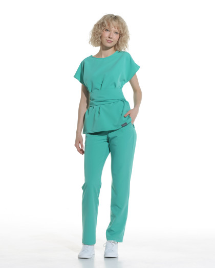 Bluza medicala CELESTE turcoaz